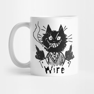 wire and the bad cat Mug